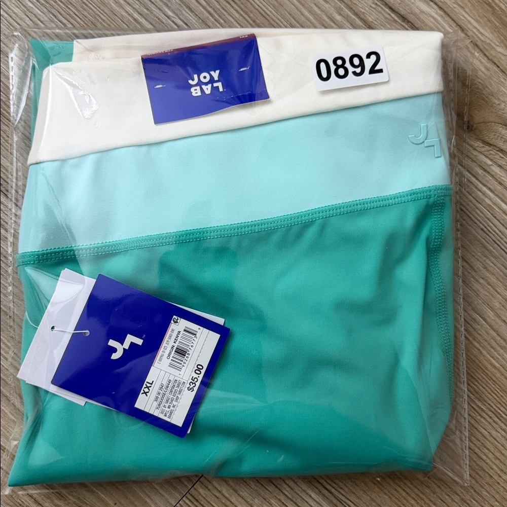 Women's High-Rise Colorblocked Leggings - JoyLab - Green - All Sizes - Picture 13 of 15